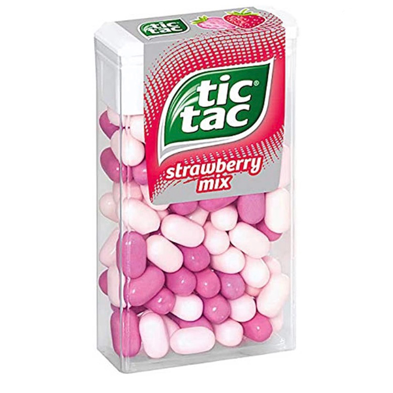 歐洲 tictac糖果草莓綜合口味18g