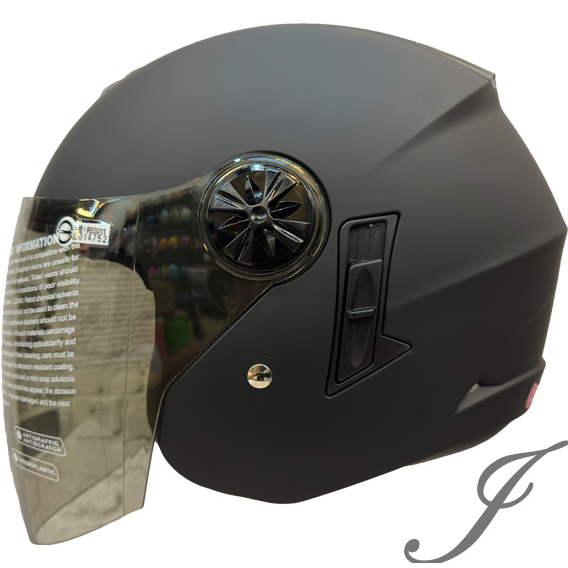 GP5 233 素色 消光黑 雙層鏡片半罩 安全帽 全可拆洗
