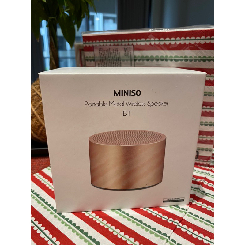 Miniso 可攜式無線藍芽喇叭（從沒用過全新)