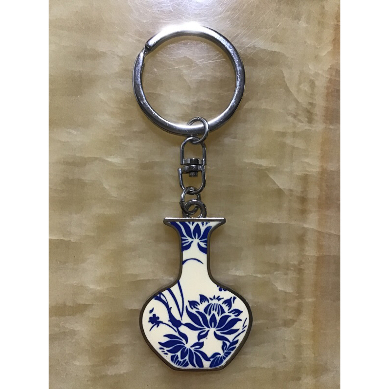 🔖青花瓷 鑰匙圈🔖收藏品 裝飾品 藝術品 北京旅遊紀念品 吊飾 掛飾 車飾 擺飾 禮物