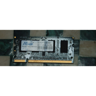 M08 ASint DDR2 1GB-800 雙面顆粒 筆電專用記憶體