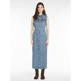 H&M 牛仔無袖連身裙 denim dress 洋裝