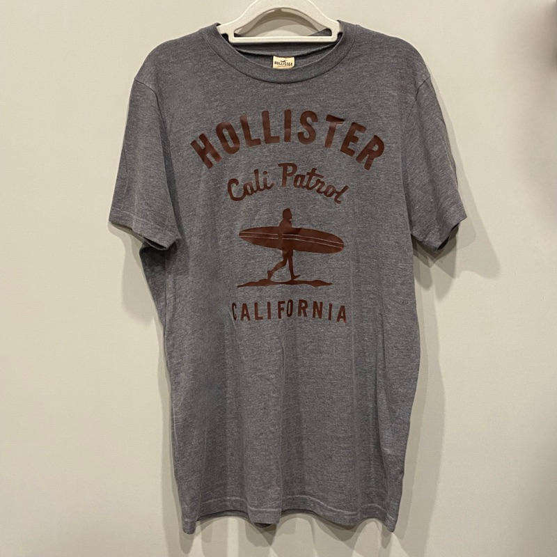Hollister HCO 男短袖T恤 灰 L號