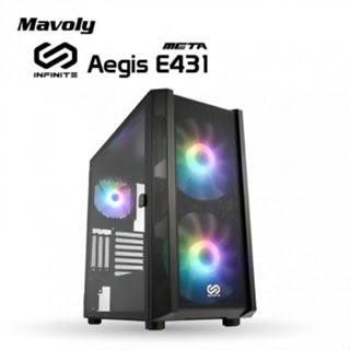 【豪騰電腦】Mavoly 松聖 INFINITE META AEGIS E431 E-ATX ARGB 電腦機殼