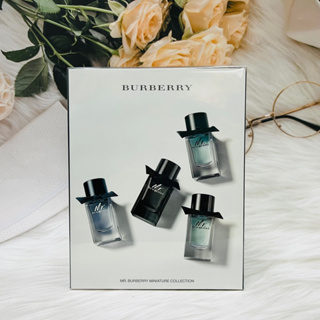 Burberry Mr. Burberry 男性小香禮盒組 (淡香精 5ml*1+淡香水 5ml*3)