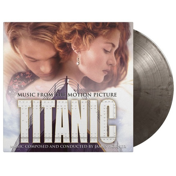 電影原聲帶 / 詹姆斯‧霍納 Titanic鐵達尼號 25周年紀念 2LP銀黑膠唱片彩膠唱片(全球限量10000張)