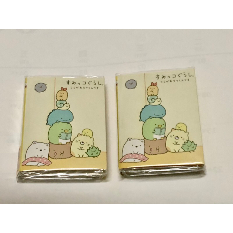 小莎莎二手跳蚤市場～全新品 角落生物便條紙，不是便利貼喔，沒有黏性，一本6種圖案