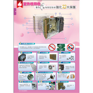 華菱 ( BHO-29KIGSH / BHI-29KIGSH ) R32變頻冷暖分離式空調冷氣-精緻系列