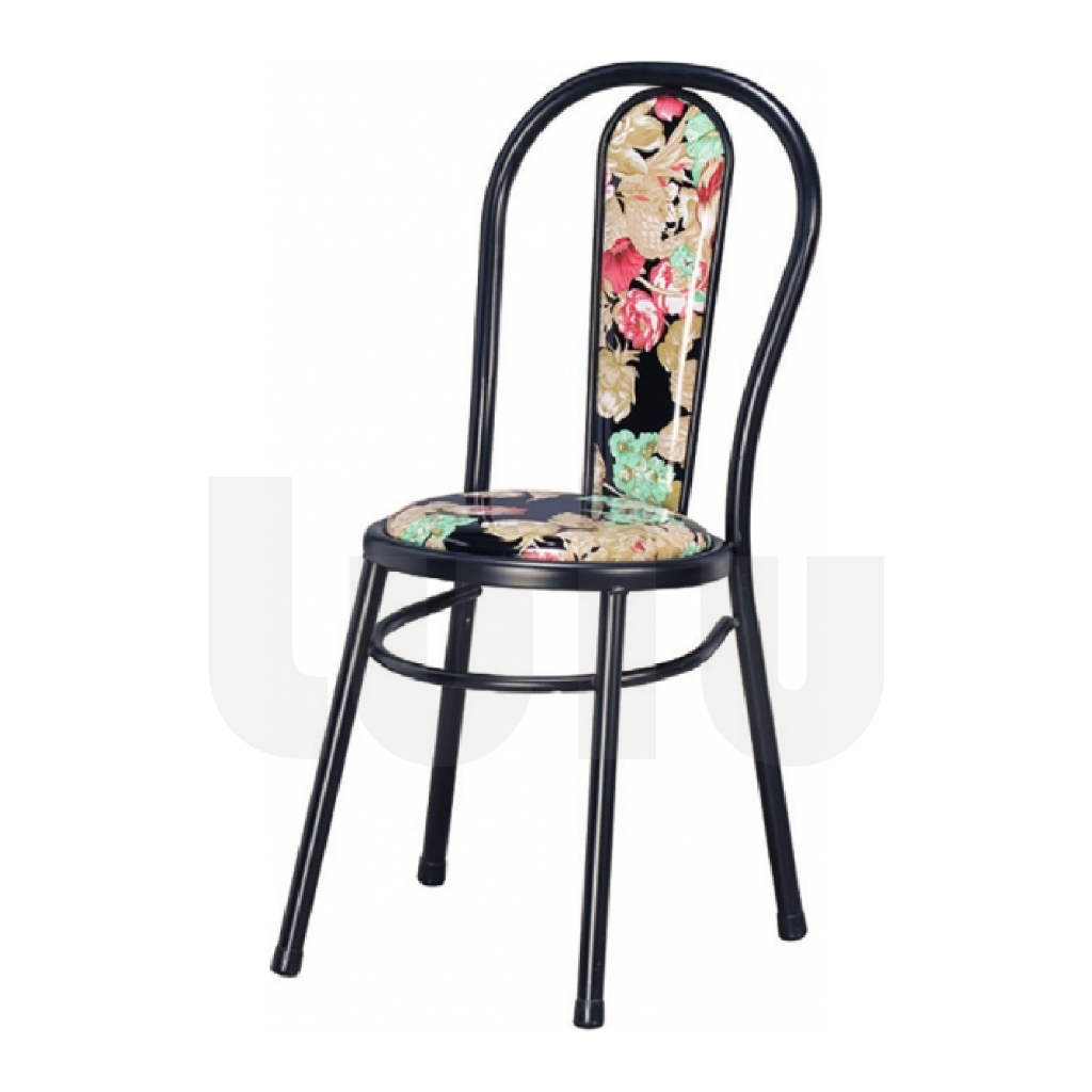 【Lulu】 龍鳳椅 344-11 ┃ 餐桌 餐椅 餐廳椅 洽談椅 休閒椅 造型椅 印花 黑腳 用餐椅 吃飯椅 椅子 椅