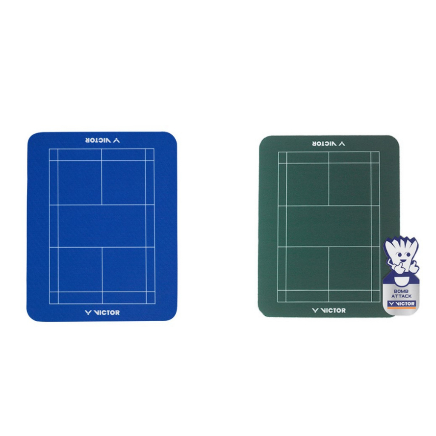 【凱將體育羽球店】VICTOR 球場造型滑鼠墊 滑鼠墊 藍綠兩色 C-P0038