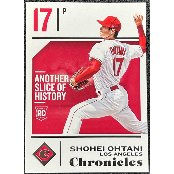 MLB 球員卡 美國職棒 Shohei Ohtani 大谷翔平 2018 Chronicles #1 RC 新人卡