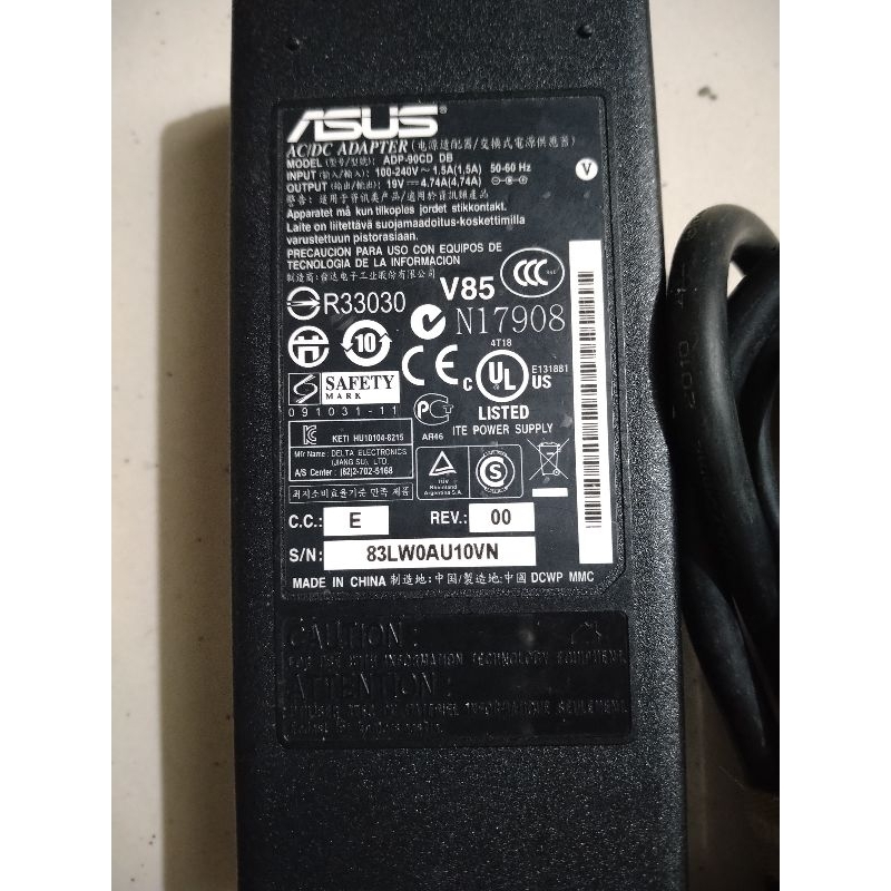 ASUS 華碩  19V  4.74A  90W   電源供應器  變壓器  宏碁  Toshiba  筆電  適用