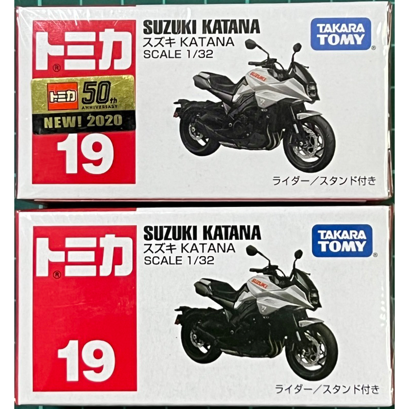 現貨 tomica 19 Suzuki katana 50週年 2020新車貼 鈴木重機 摩托車 多美小汽車 鈴木