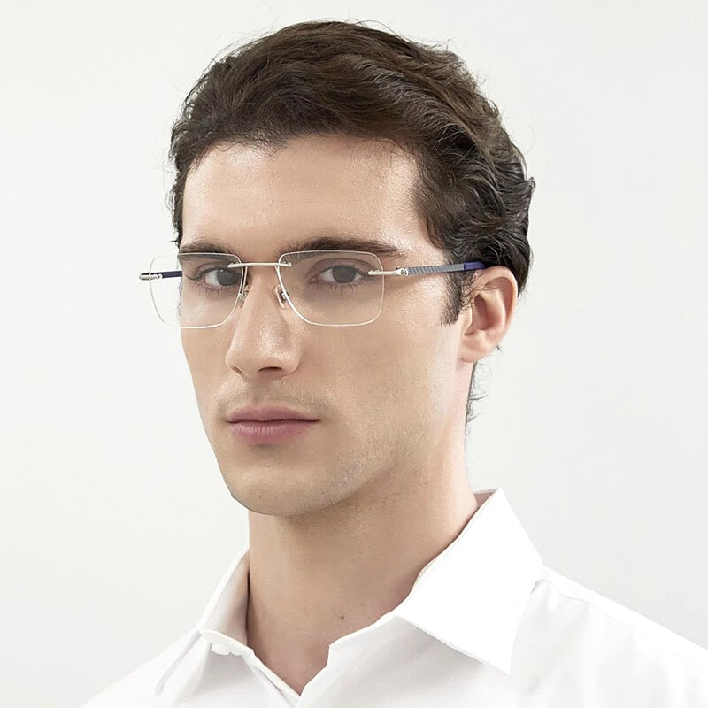 MONTBLANC MB0185O 萬寶龍品牌眼鏡 │ 紳士商務無框眼鏡 男生品牌眼鏡框【幸子眼鏡】