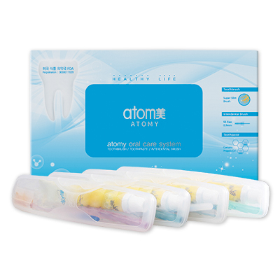 艾多美 atomy 攜帶式 口腔保健組 1組 旅行組 牙刷 蜂膠牙膏 顏色隨機