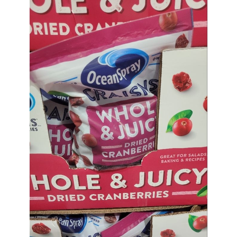 現貨好市多OCEAN SPRAY CRAISINS 全果蔓越莓乾,蔓越莓減糖50%