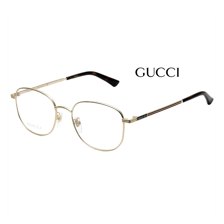 GUCCI GG0838OK 古馳眼鏡｜男圓框經典款金絲眼鏡 男生品牌眼鏡框【幸子眼鏡】