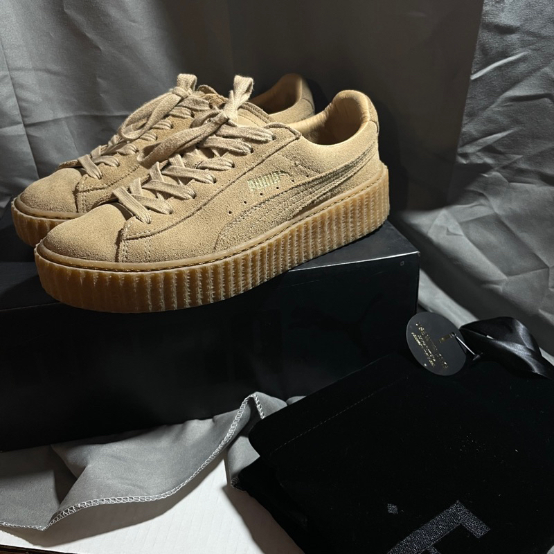 二手💥Fenty PUMA by Rihanna Suede Creepers聯名款 厚底鞋