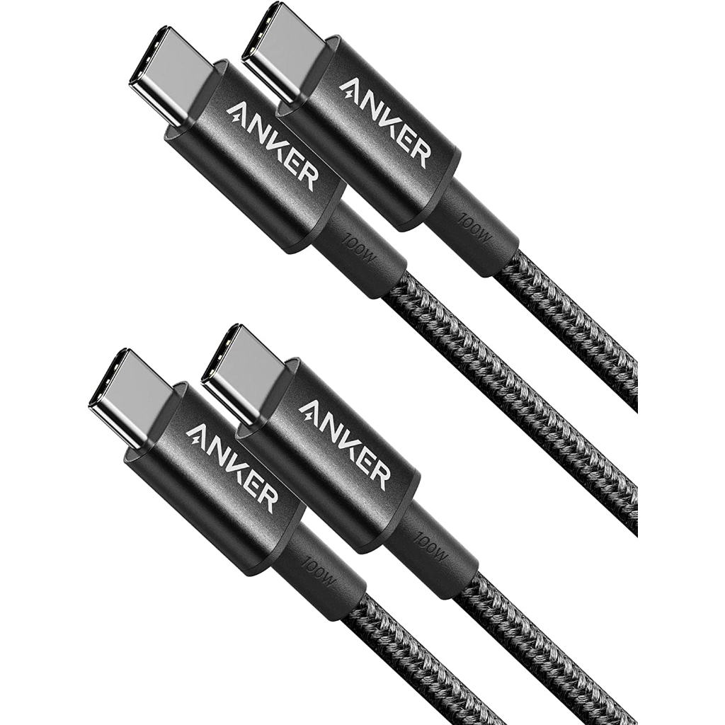 【雷恩精選】全新現貨 Anker 333 USB C to USB C 100W 尼龍編織傳輸充電線耐折萬次