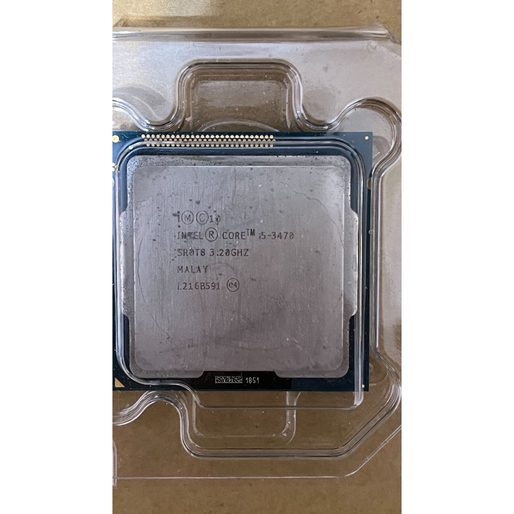 Intel® Core™ i5-3470 處理器 6M 快取記憶體，最高 3.60 GHz 腳位1155