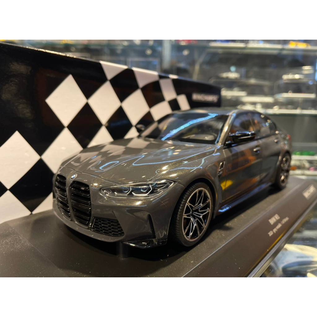 吉華@ 1/18 MINICHAMPS 155020204 BMW M3 2020 GREY METALLIC