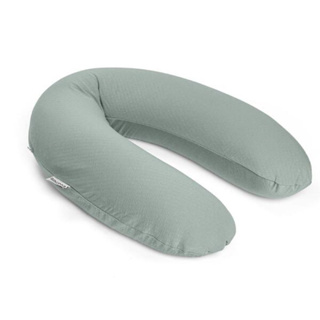比利時Doomoo 有機棉舒眠月亮枕/孕婦枕/哺乳枕/莫蘭迪綠