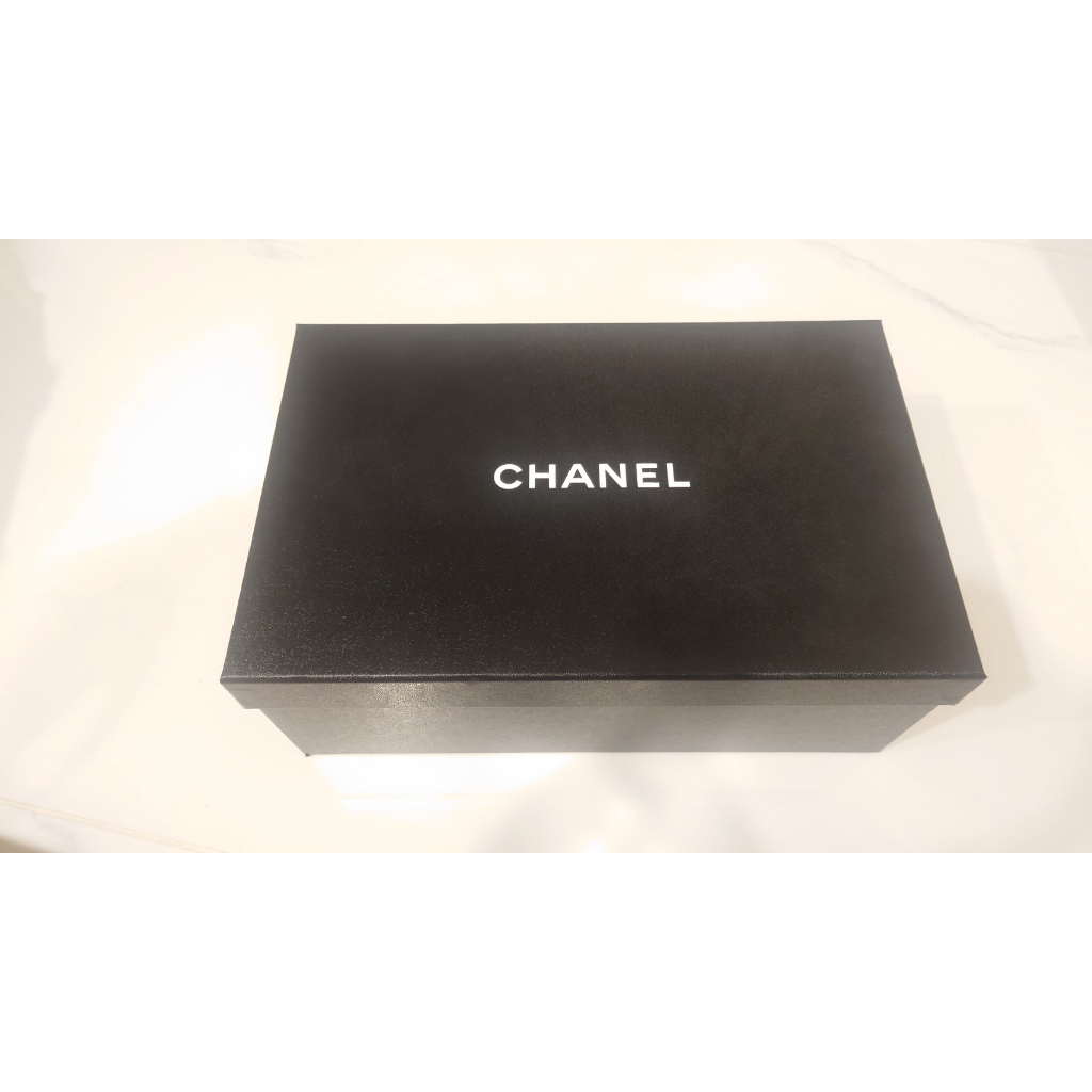 【保存良好品牌紙盒】香奈兒 Chanel 黑底 白字 經典配色 紙盒