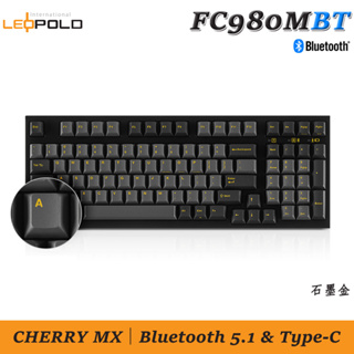 LeoPold FC980MBT PD 藍牙雙模 機械式鍵盤 石墨金 英文版 FC980M 98鍵 Ash Yellow