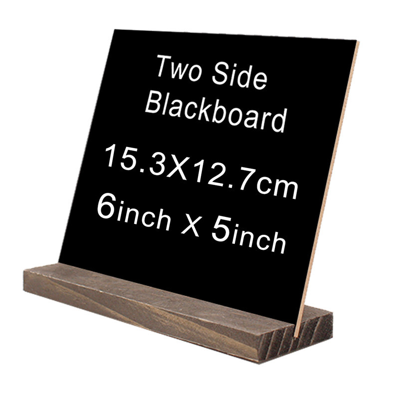 創意雙面小黑板擺件 家居裝飾 酒店吧臺寫字板 黑板木質工藝品 店面標價牌  前台擺件