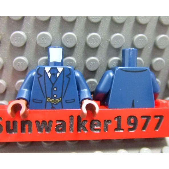 【積木2010】#137 樂高 LEGO 迪士尼火車 列車長 上半身 / 人偶 身體 (71044)