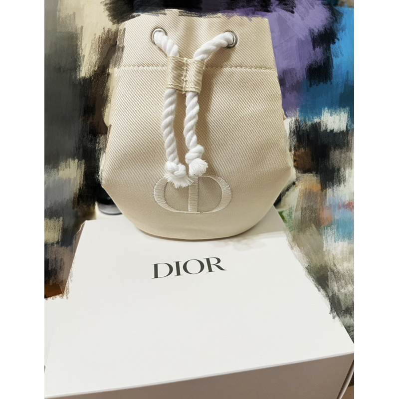 全新 Dior滿額贈 美妍包 束口包 化妝包 萬用包 水桶包