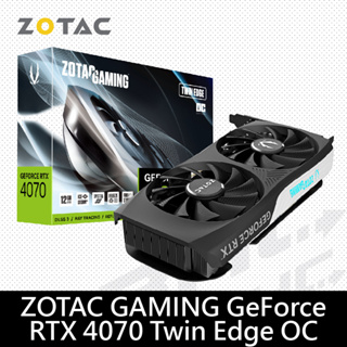 ZOTAC GeForce RTX4070 Twin Edge OC 12G 顯示卡