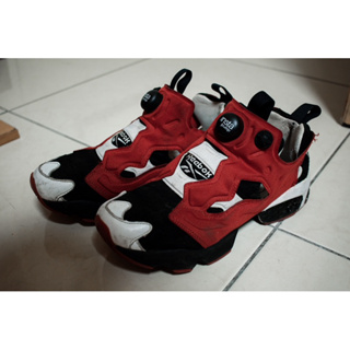 ☛阿波二手☚ Reebok Insta Pump Fury Og 充氣鞋 運動鞋 男女鞋 24cm 黑紅