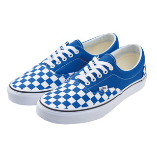 【28cm】 vans era 拼接棋盤格綁帶休閒鞋-藍色vn0a38frvou