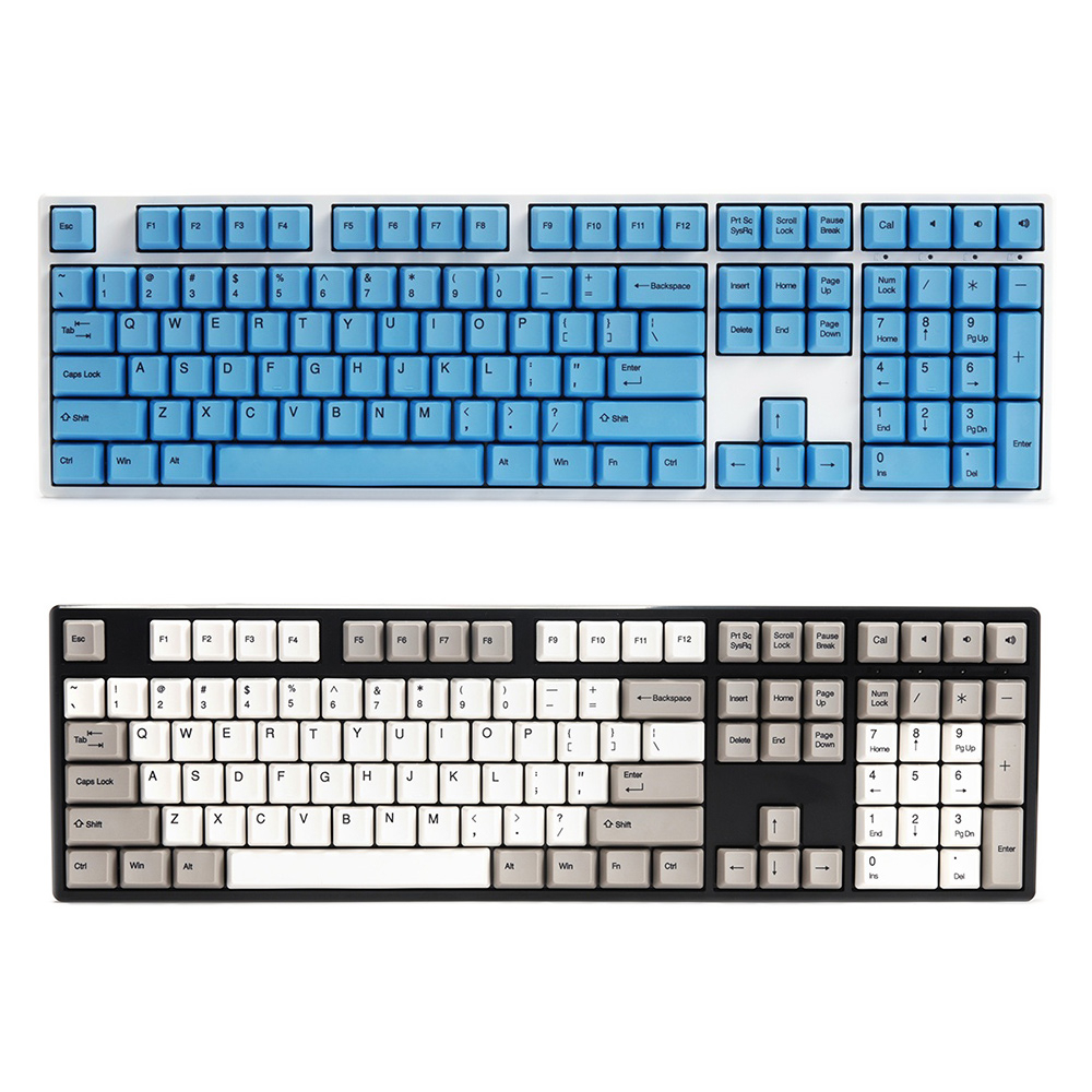 DUCKY ONE 白藍/黑灰 108鍵 機械式鍵盤 無背光 熱昇華PBT材質鍵帽 總騏科技