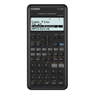 <秀>CASIO專賣店公司貨附保證卡及中文說明書 財務型計算機FC-100V-2 二代12位數~