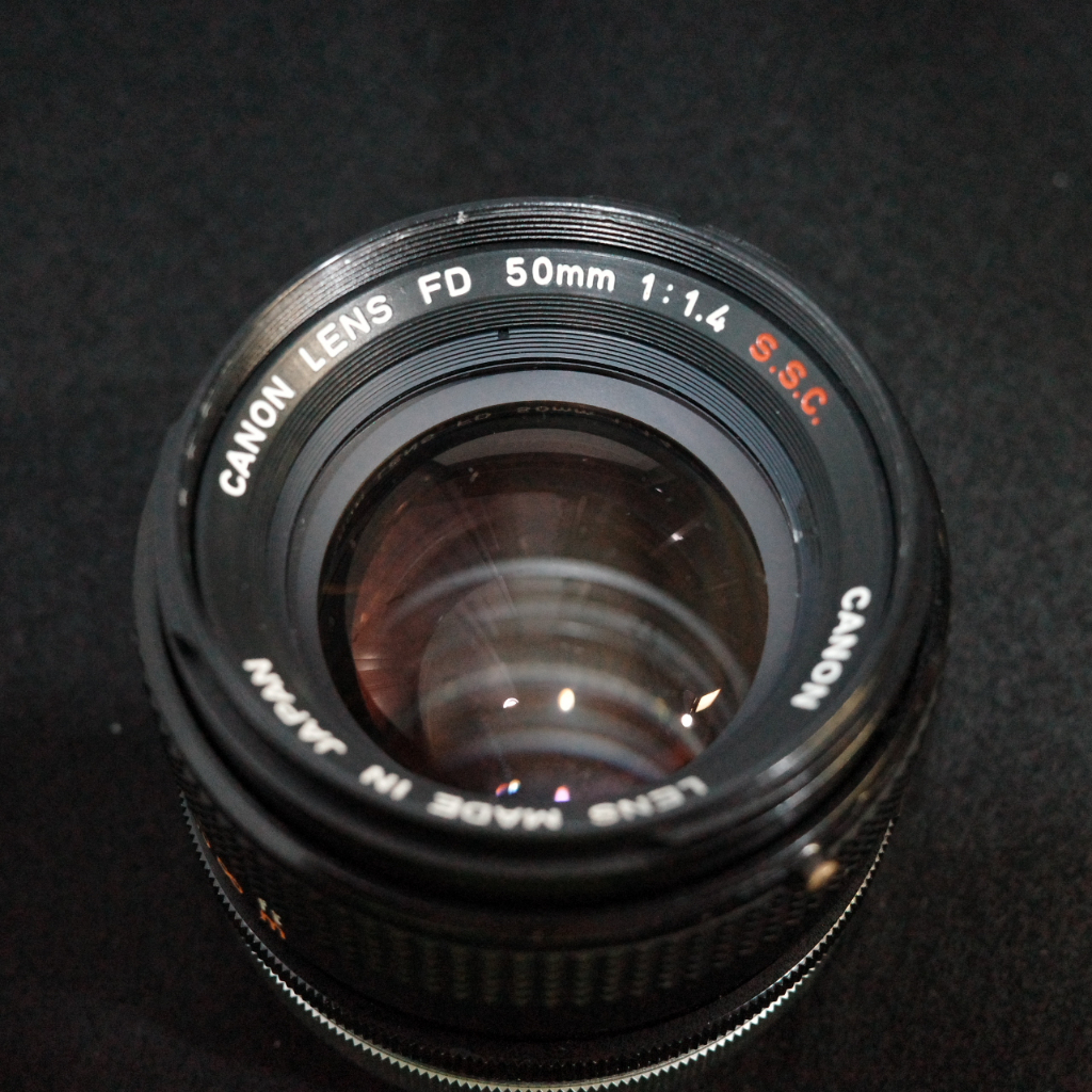 《二手鏡頭》CANON FD 50MM F1.4 S.S.C 佳能 大光圈 人像鏡 老鏡頭 定焦鏡 日本製 稀少美品