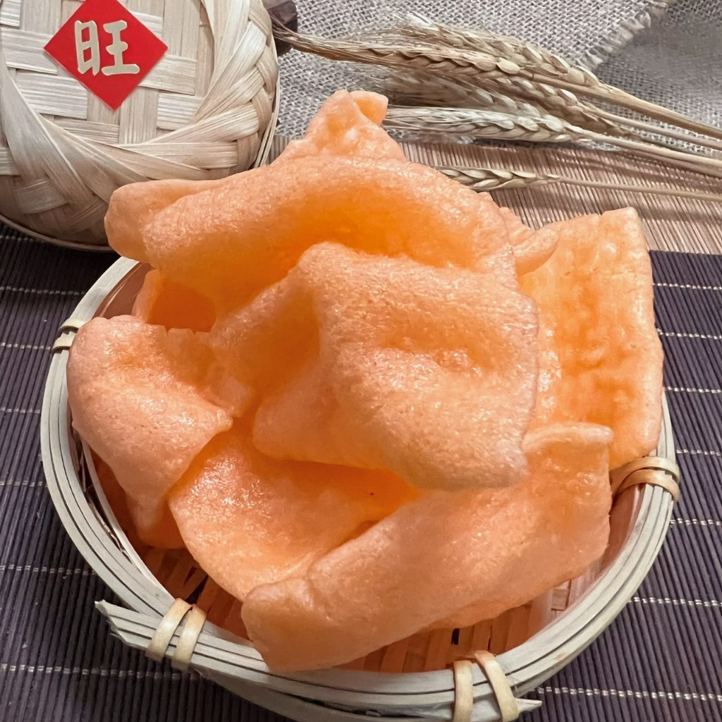 [02.18多件優惠]蝦片 蝦餅 120公克 古早味零食 餅乾 北港名產 免運費