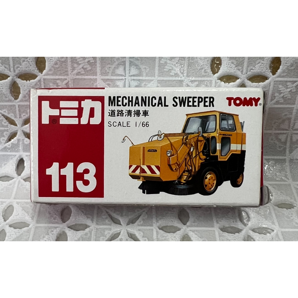 《GTS》純日貨 TOMICA 多美小汽車 絕版 舊紅標 NO113 道路清掃車 346708