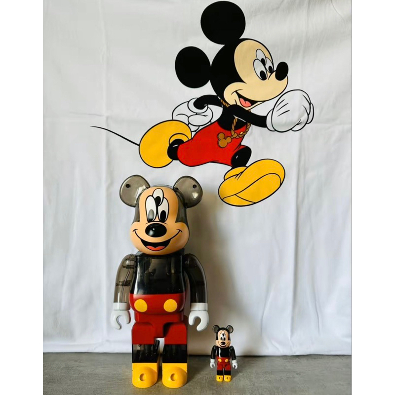 Be@rbrick Bearbrick Clot Mickey Disney 三眼米奇 1000% 400% 100%