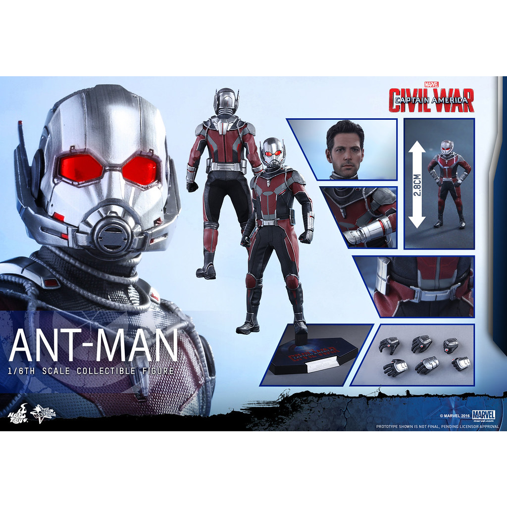 野獸國 Hot Toys MMS362 美國隊長 英雄內戰 1/6 蟻人 Ant Man 非 MMS497 MMS690