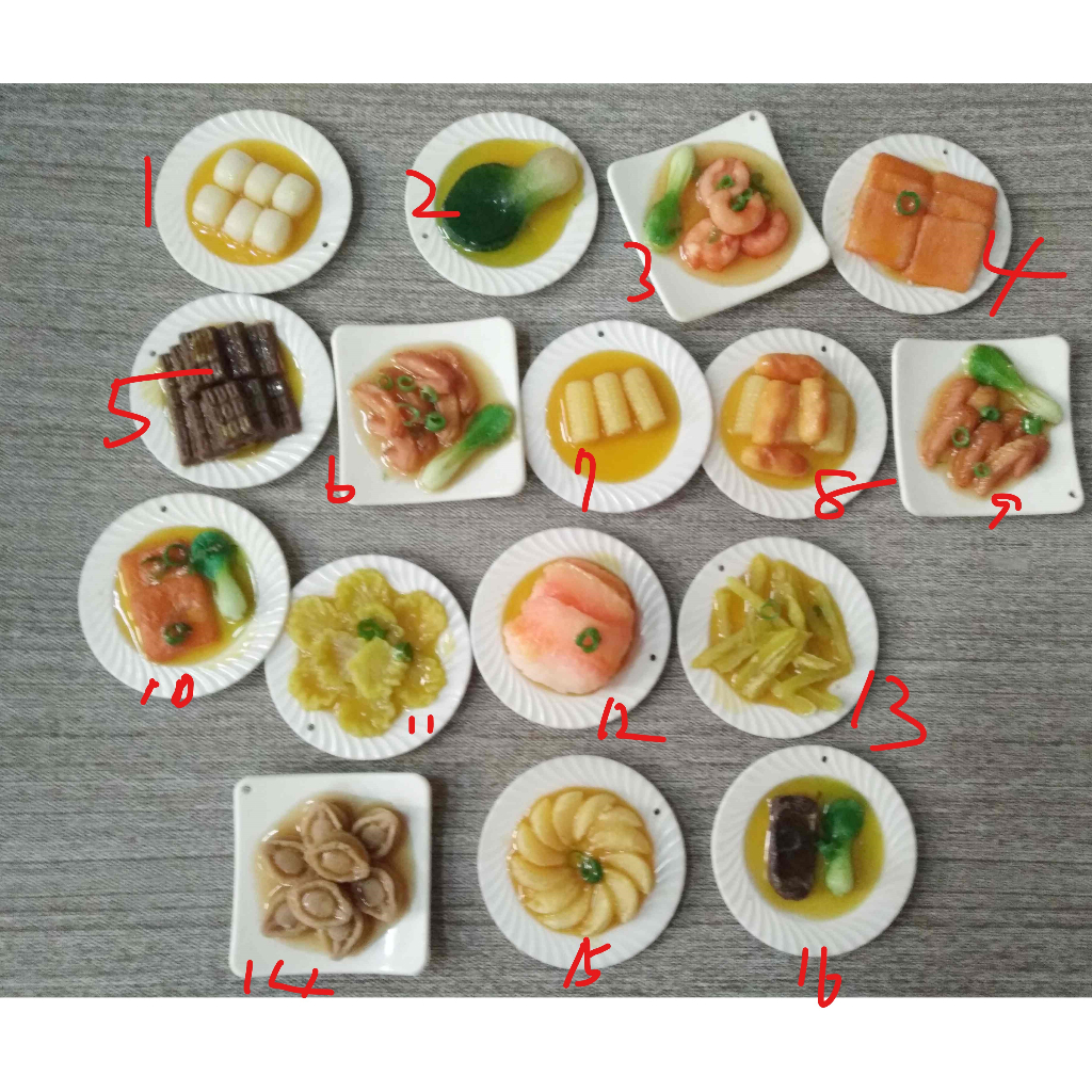 【袖珍餐飲】- 中式快炒 港式點心 食物模型