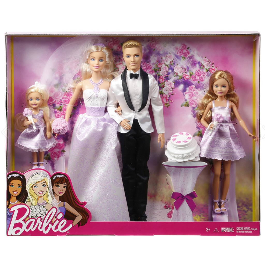 &lt;正版現貨&gt;Mattel 全新 Barbie 芭比與肯尼婚禮組合 芭比娃娃 Barbie芭比電影 瑪格羅比 聖誕交換禮物