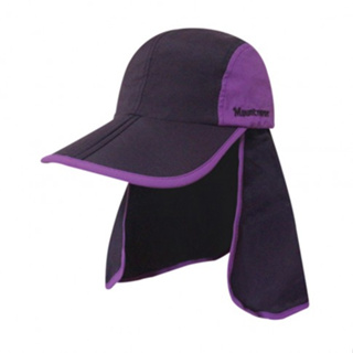 【山林】11H21 92 暗紫 透氣抗UV後遮棒球帽 附帽繩 可拆式後遮 帽簷可折疊 好收納 Mountneer 春夏