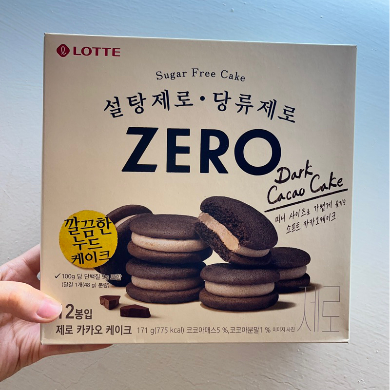 預購 韓國代購 LOTTE 樂天 ZERO 巧克力夾心派 夾心派 巧克力 zero巧克力 巧克力派 李聖經代言