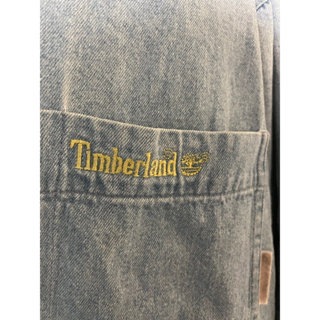 Timberland 古著 牛仔襯衫 男友襯衫