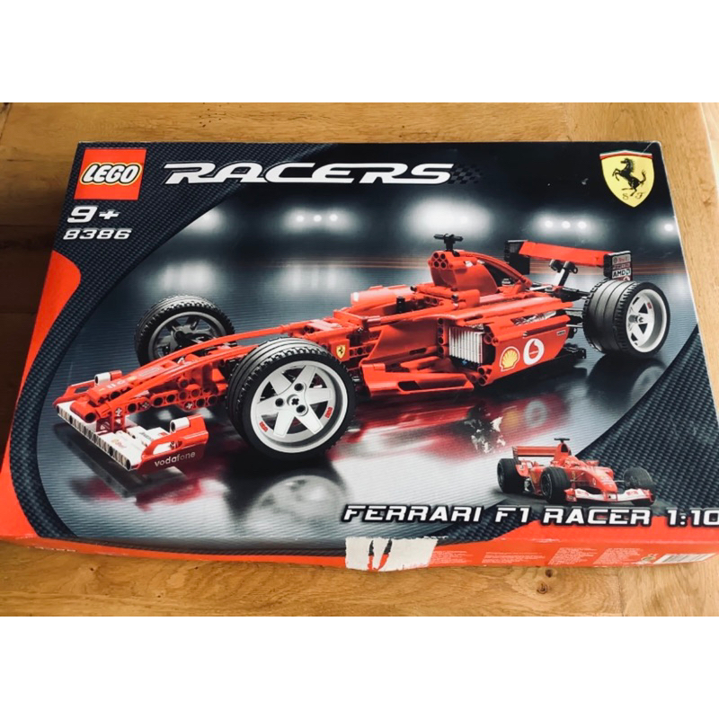 【樂高資本】LEGO 樂高 法拉利 Racers Ferrari F1 Racer 1:10 Set 8386 全新開盒