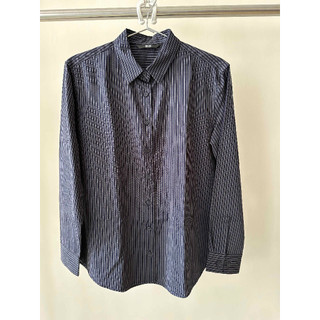 UNIQLO直條紋長袖襯衫
