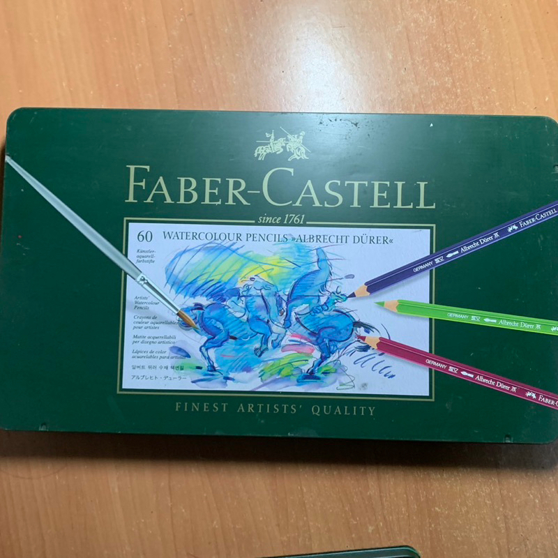 德國 FABER 輝柏 藝術家級水性色鉛筆 60色 綠盒