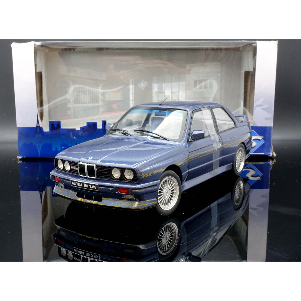 【MASH】現貨特價 Solido 1/18 BMW E30 Alpina B6 3.5 S blue